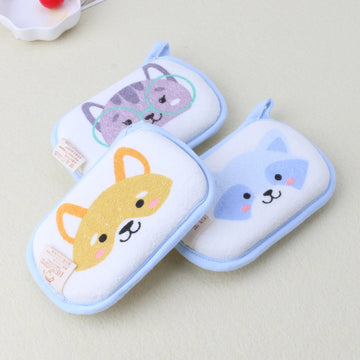 Newborn Baby Bath Brushes Infant Shower Sponge Cotton Rubbing Body Wash Towel