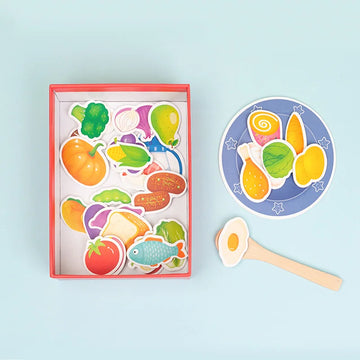 Parent child simulation teddy bear feeding game, early childhood education, baby's fine action, spoon training toy