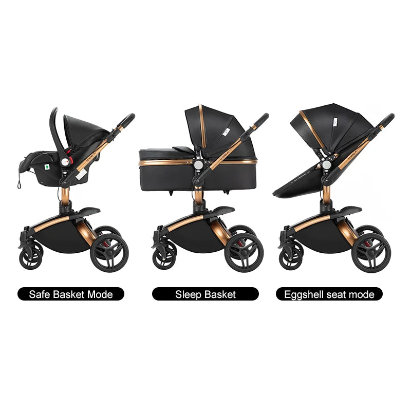 Baby Stroller 3 In 1 Baby Stroller Strollers For Babies Baby Car Baby Walker Baby 0-3 Years Newborn Baby Baby Carriages Four Wheel Strollers Multifunction Strollers Baby Articles Things For Babies Car Seat For Baby Portable L