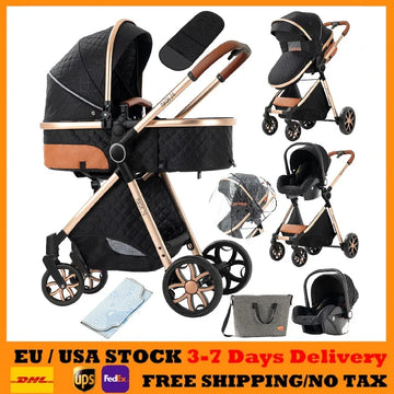 Baby Stroller 3 in1 Baby carriage baby accessories for baby cars baby stroller lightweight baby travel stroller compact stroller